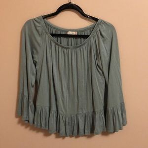 Off the shoulder shirt